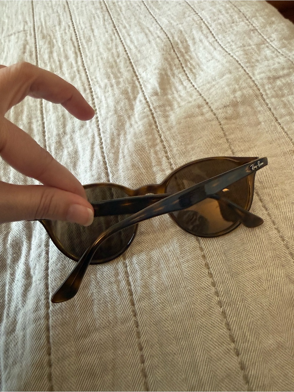 Ray-Ban RB4305 Havana Brown Polarized Sunglasses Made in Italy - Picture 7 of 7